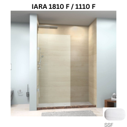 Jaquar IARA 1810 F / 1110 F - Free standing shower enclosure JSE-SSF-810F0812H19X - 801 x 1200 mm
