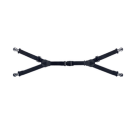 Delta Plus Dynamic Jugbeta Straps - Black Grey - Bag Of 10 Chin Straps