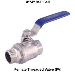 Secure Air Female Threaded Valve (FV) - 4"*4" BSP Ball