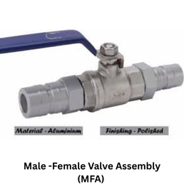 Secure Air Male -Female Valve Assembly (MFA) - 80mm*3" BSP