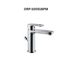 Jaquar Single Lever Basin Mixer with Popup Waste with 450mm Long Braided Hoses
