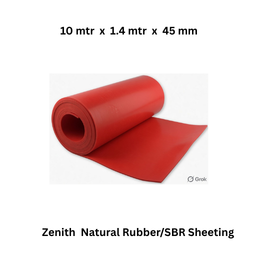 Zenith Natural Rubber/SBR Sheeting - 10 mtr x 1.4 mtr x 45 mm