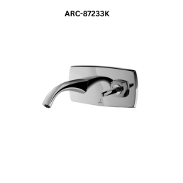 Jaquar Exposed Part Kit of Joystick Basin Mixer Wall Mounted consisting of Operating Lever, Cartridge Sleeve, Wall Flange, Nipple & Spout (Suitable for Item ARC-87233K)
