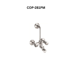 Jaquar Wall Mixer 3-in-1 System with Provision for both Hand Shower and Overhead Shower Complete with 115mm Long Bend Pipe, Connecting Legs & Wall Flange (without Hand & Overhead Shower)