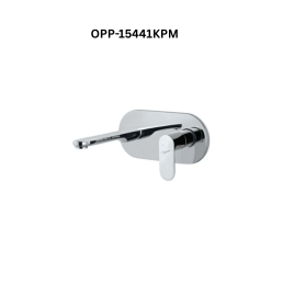 Jaquar Exposed Part Kit of Single Concealed Stop Cock consisting of Operating Lever & Adjustable Wall Flange with Seal & Basin Spout (Compatible with ALD-441)