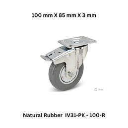 Supo Poly Natural Rubber IV31-PK - 100-R - 100 mm X 85 mm X 3 mm