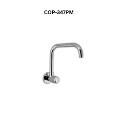 Jaquar Sink Cock with Pipe Swinging Spout (Wall Mounted Model) with Wall Flange