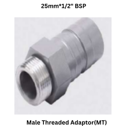Secure Air Male Threaded Adaptor(MT) - 25mm*1/2" BSP