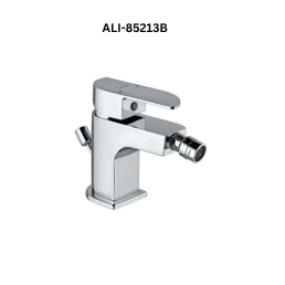 Jaquar Single Lever 1-Hole Bidet Mixer with Popup Waste System with 375mm Long Braided Hoses