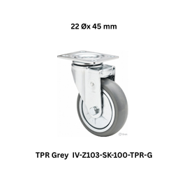 Supo Poly TPR Grey IV-Z103-SK-100-TPR-G - 22 Øx 45 mm