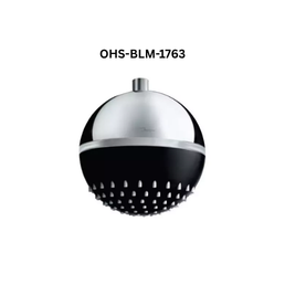 Jaquar LED Overhead Shower 180mm Circular Shape Single Flow Black Matt