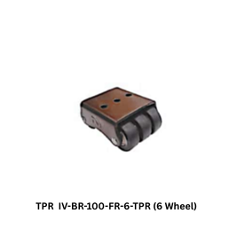 Supo Poly TPR IV-BR-100-FR-6-TPR (6 Wheel)