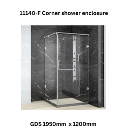 Jaquar 1140-F Corner shower enclosure GDS 8mm - 1950mm x 1200mm