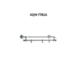Jaquar Queen’s Towel Rack 600mm long without Lower Hangers