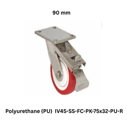 Supo Poly Polyurethane (PU) IV45-SS-FC-PK-75x32-PU-R - 90 mm