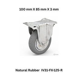 Supo Poly Natural Rubber IV31-FX-125-R - 100 mm X 85 mm X 3 mm