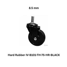 Supo Poly Hard Rubber IV-B101-TH-75-HR-BLACK - 8.5 mm