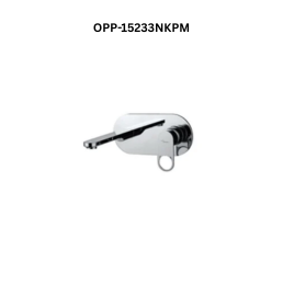 Jaquar Exposed Part Kit of Single Lever Basin Mixer Wall Mounted consisting of Operating Lever, Cartridge Sleeve, Wall Flange, Nipple & Spout (Compatible with ALD-233N or ALD-235N)