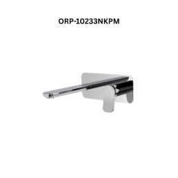 Jaquar Exposed Part Kit of Single Lever Basin Mixer Wall Mounted consisting of Operating Lever, Cartridge Sleeve, Wall Flange & Spout (Compatible with ALD-233N or ALD-235N)
