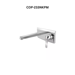 Jaquar Exposed Part Kit of Single Lever Basin Mixer Wall Mounted consisting of Operating Lever, Cartridge Sleeve, Wall Flange, Nipple & Spout (Compatible with ALD-233N or ALD-235N)