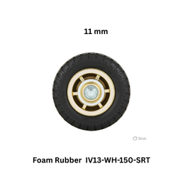 Supo Poly Foam Rubber Caster Wheel - IV13-WH-150-SRT - 11 mm