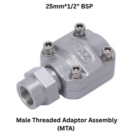 Secure Air Male Threaded Adaptor Assembly (MTA) - 25mm*1/2" BSP