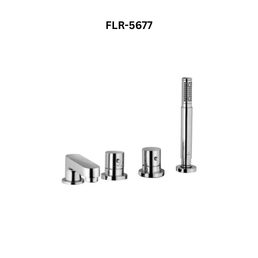 Jaquar 4-Hole Thermostatic Bath & Shower Mixer, Deck Mounted