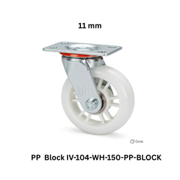 Supo Poly PP Block IV-104-WH-150-PP-BLOCK - 11 mm