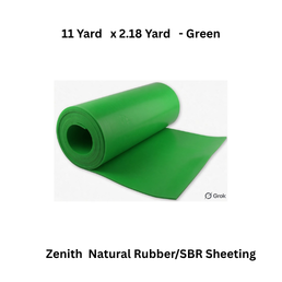 Zenith Natural Rubber/SBR Sheeting - 11 Yard x 2.18 Yard - Green