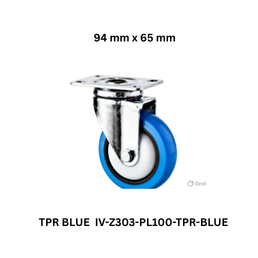 Supo Poly TPR BLUE IV-Z303-PL100-TPR-BLUE - 94 mm x 65 mm