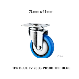Supo Poly TPR BLUE IV-Z303-PK100-TPR-BLUE - 71 mm x 45 mm