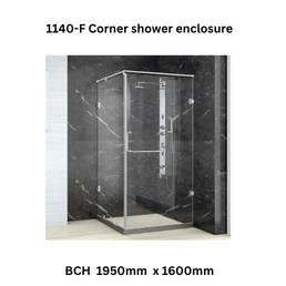 Jaquar 1140-F Corner shower enclosure BCH 8mm - 1950mm x 1600mm