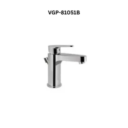Jaquar Single Lever Basin Mixer with Popup Waste System & 450mm Long Braided Hoses