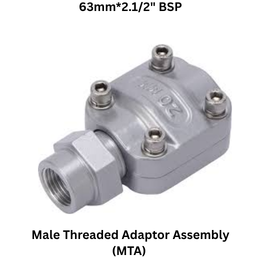 Secure Air Male Threaded Adaptor Assembly (MTA) - 63mm*2.1/2" BSP