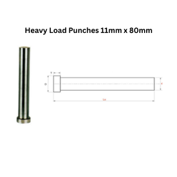 Shree Ganesh Enterprises Heavy Load Punches 11mm x 80mm