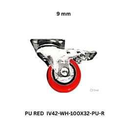 Supo Poly PU RED IV42-WH-100X32-PU-R - 9 mm