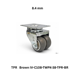 Supo Poly TPR Brown IV-C108-TWPK-38-TPR-BR - 8.4 mm