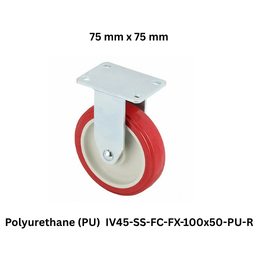 Supo Poly Polyurethane (PU) IV45-SS-FC-FX-100x50-PU-R - 75 mm x 75 mm