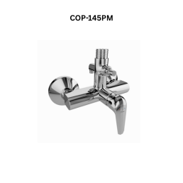 Jaquar Single Lever Exposed Shower Mixer with Provision for Connection to Exposed Shower Pipe (SHA-1211NH or SHA-1213) & Hand Shower with Connecting Legs & Wall Flanges