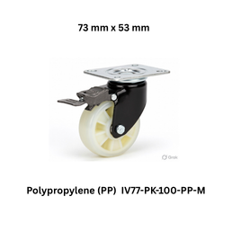 Supo Poly Polypropylene (PP) IV77-PK-100-PP-M - 73 mm x 53 mm