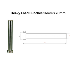 Shree Ganesh Enterprises Heavy Load Punches 16mm x 70mm