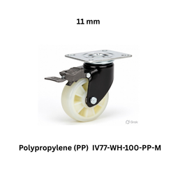 Supo Poly Polypropylene (PP) IV77-WH-100-PP-M - 11 mm
