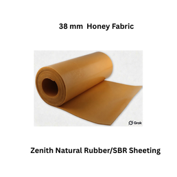 Zenith Natural Rubber/SBR Sheeting - 38 mm Honey Fabric