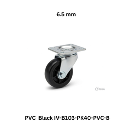 Supo Poly PVC Black IV-B103-PK40-PVC-В - 6.5 mm