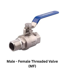 Secure Air Male - Female Threaded Valve (MF) - 1.1/4"*1.1/4" BSP
