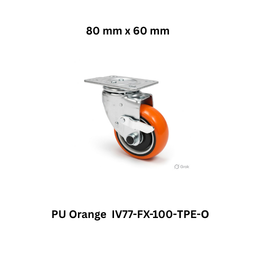 Supo Poly PU Orange IV77-FX-100-ТPE-О - 80 mm x 60 mm