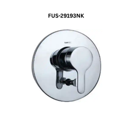 Jaquar Single Lever 3-inlet Diverter Exposed Parts Kit consisting of Operating Lever, Cartridge Sleeve, Wall Flange (with Seals), Button Assembly Sleeve and Button Cap (Compatible with ALD-193N)