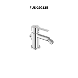 Jaquar Single Lever 1-Hole Bidet Mixer with Popup Waste System with 375mm Long Braided Hoses