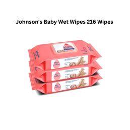 Johnson's Baby Wet Wipes 216 Wipes