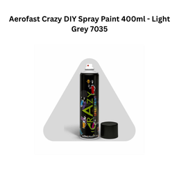 Aerofast Crazy DIY Spray Paint 400ml - Light Grey 7035